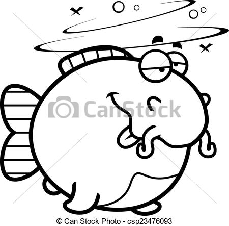 450x443 Cartoon Drunk Catfish. A Cartoon Illustration Of A Catfish... Eps