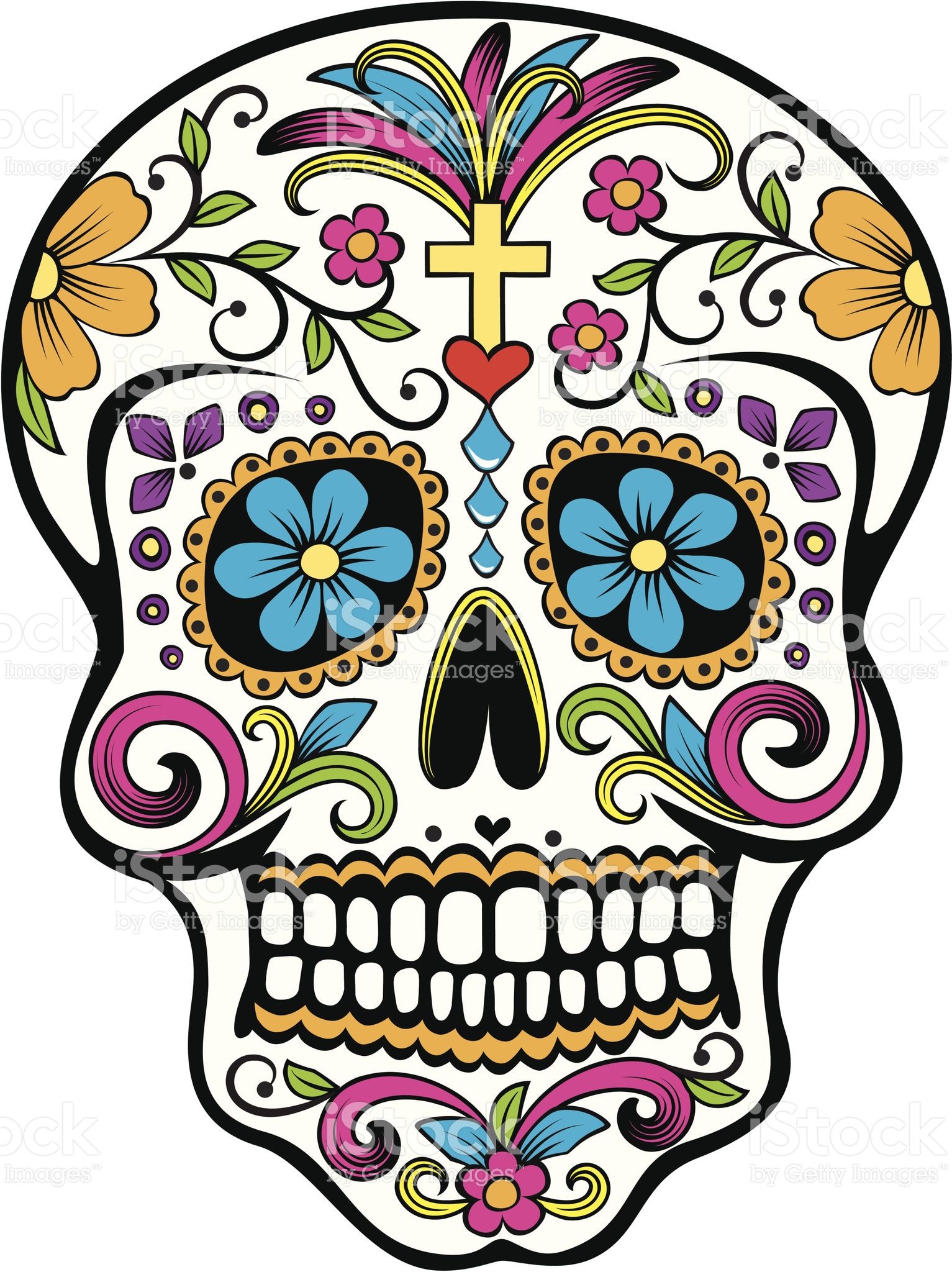 1533x2048 Mexican Catrina Vector