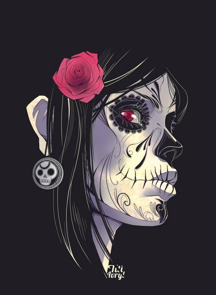 424x578 Mexicana Vector Love Illustration Illustrations