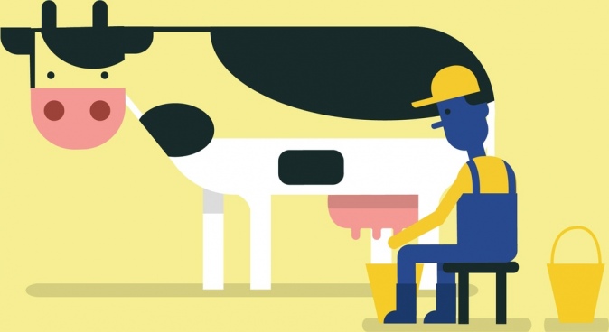 674x368 Cow Free Vector Download (323 Free Vector) For Commercial Use