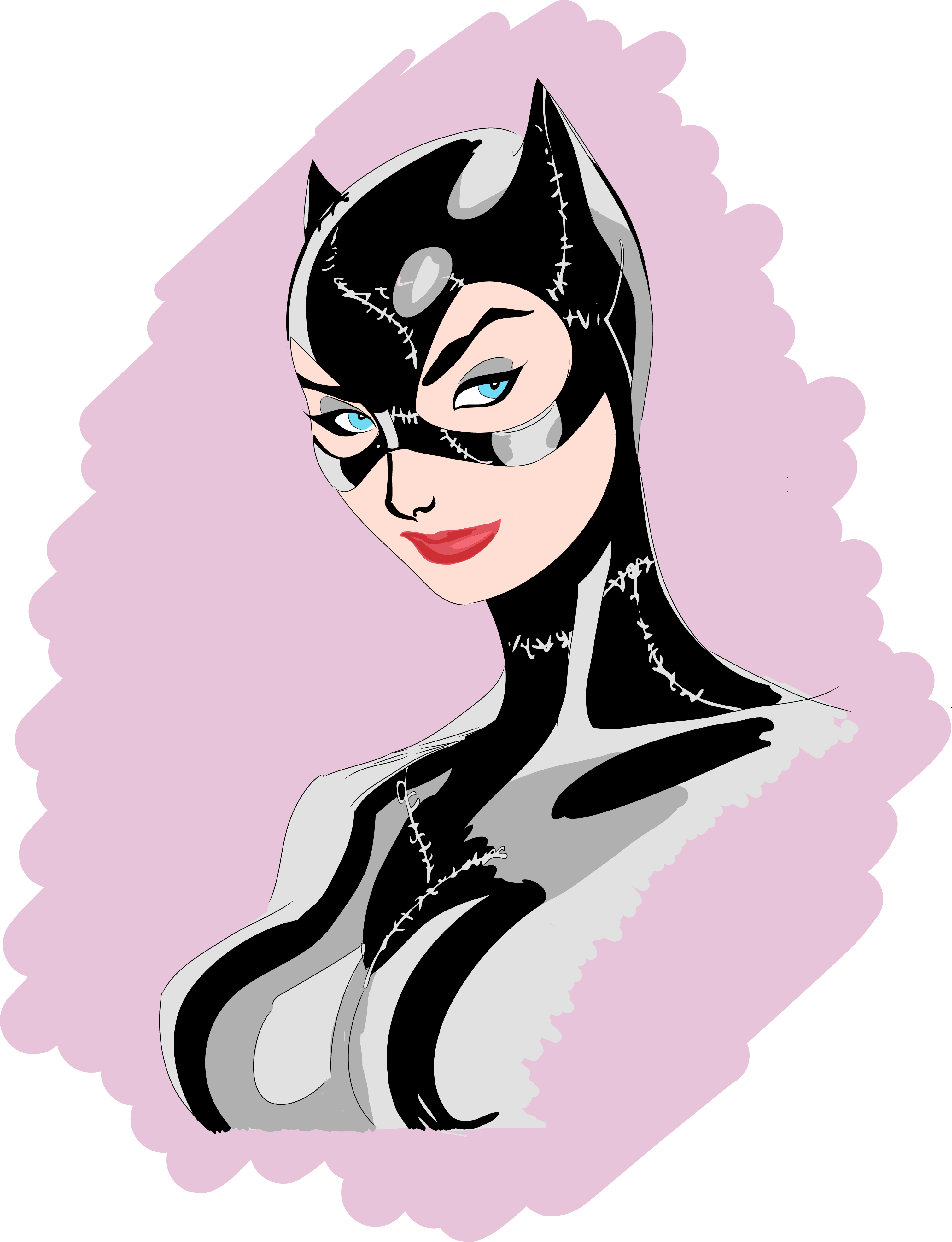 3019x3938 Collection Of Free Catwoman Drawing Comic Book. Download On Ubisafe