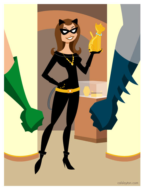 495x657 Julie Newmar Catwoman Vector By Calslayton