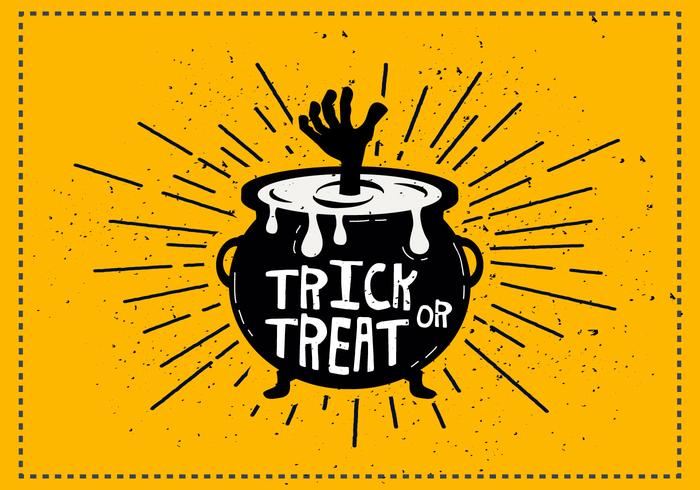 700x490 Trick Or Treat Cauldron Vector Illustration