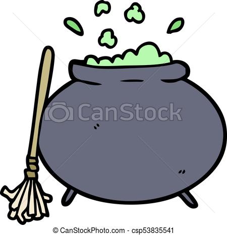 450x466 Cartoon Cauldron Eps Vector