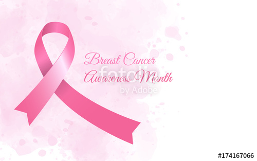 500x313 Pink Ribbon, Breast Cancer Awareness Symbol. October Is Month Of