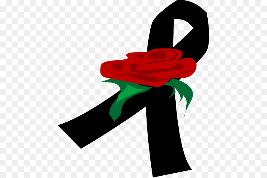 900x600 Awareness Ribbon Black Ribbon Death Clip Art