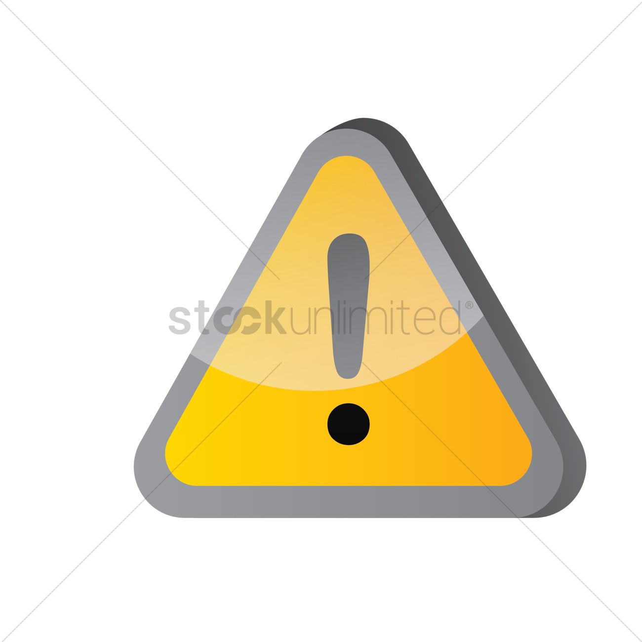 1300x1300 Caution Sign Vector Image