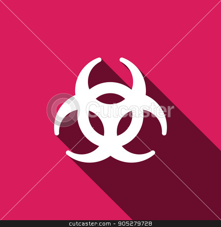 450x464 Biohazard Sign Icon. Danger Symbo Stock Vector