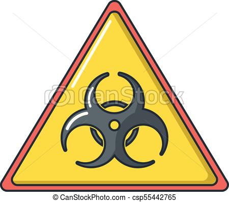 450x396 Caution Icon, Cartoon Style. Caution Icon. Cartoon Illustration Of