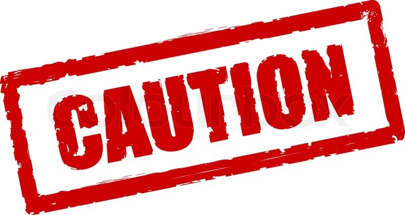 800x426 Caution Rubber Stamp Stock Vector Colourbox