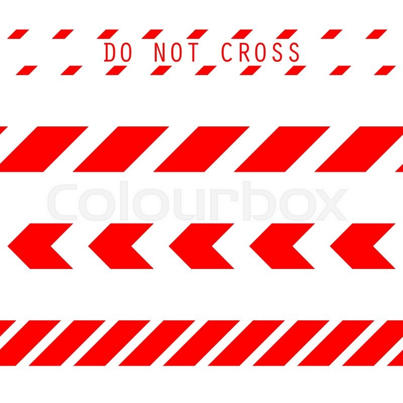 800x800 Do Not Cross The Line Caution Vector Tape. Seamless Police Warning