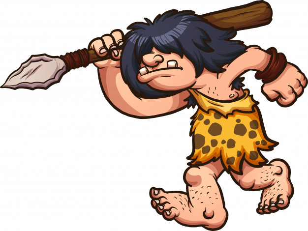626x470 Hunting Caveman Vector Premium Download