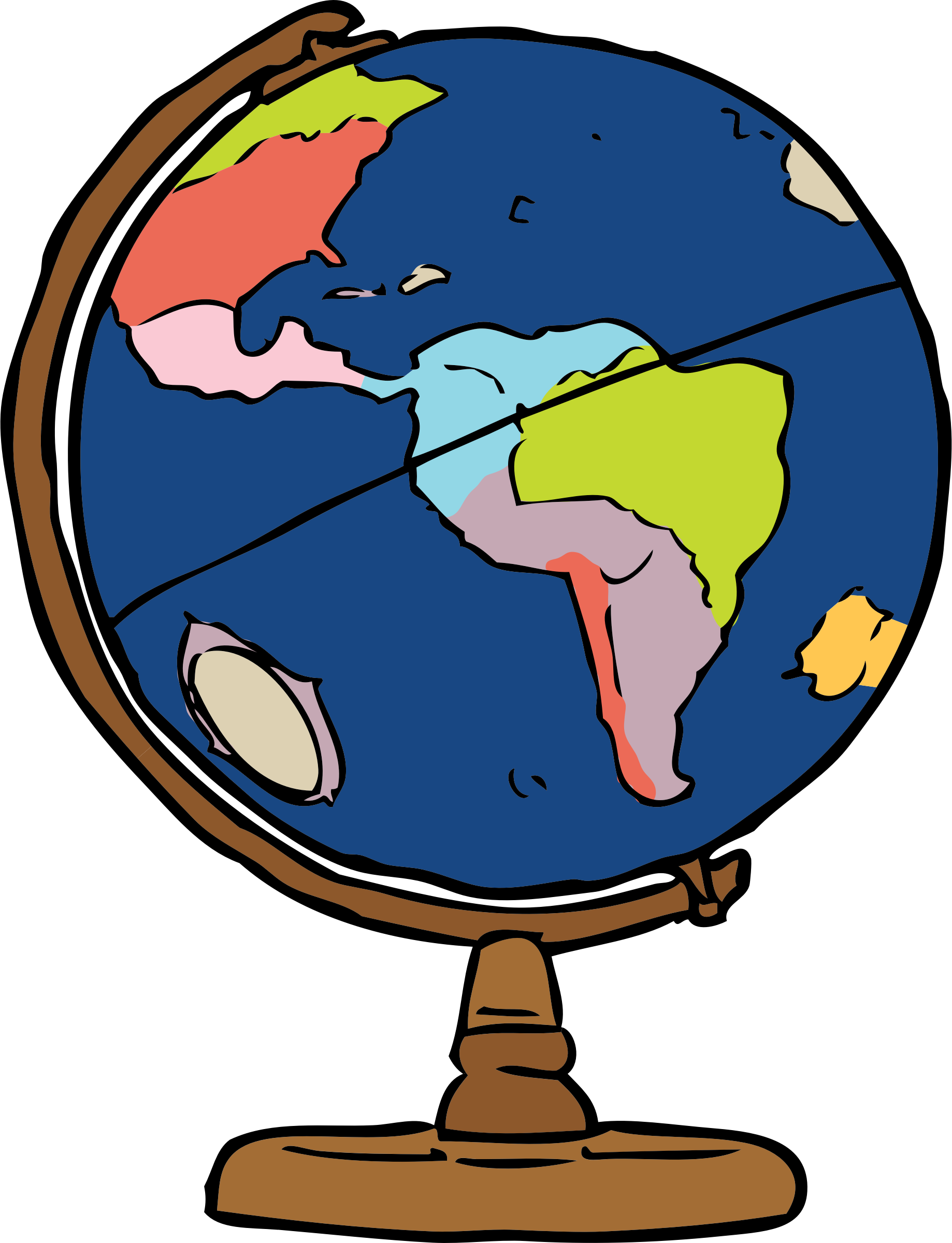 1838x2400 Globe Vector Art Image