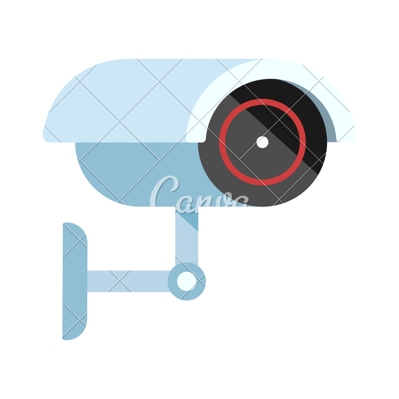 800x800 Cctv Vector Illustration