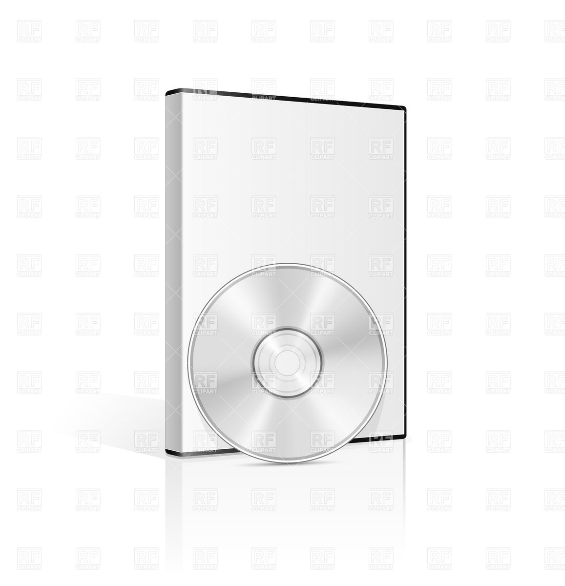 1157x1200 Dvd Case And Cd Disk Vector Image Vector Artwork Of Objects