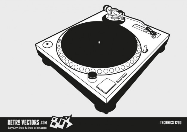 626x443 Djs Turntable Vector Free Download