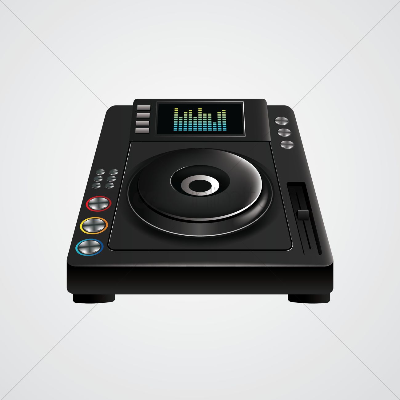 1300x1300 Dj Mixer Vector Image