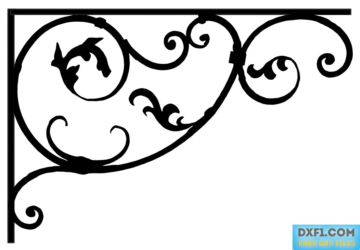 1147x797 Corner Vector Dxf Cnc File Ce