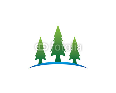 400x320 Cedar Tree Logo Template Vector Icon Illustration Design Buy