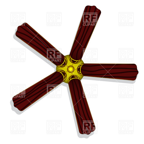480x480 Ceiling Fan Vector Image Vector Artwork Of Objects Robertosch