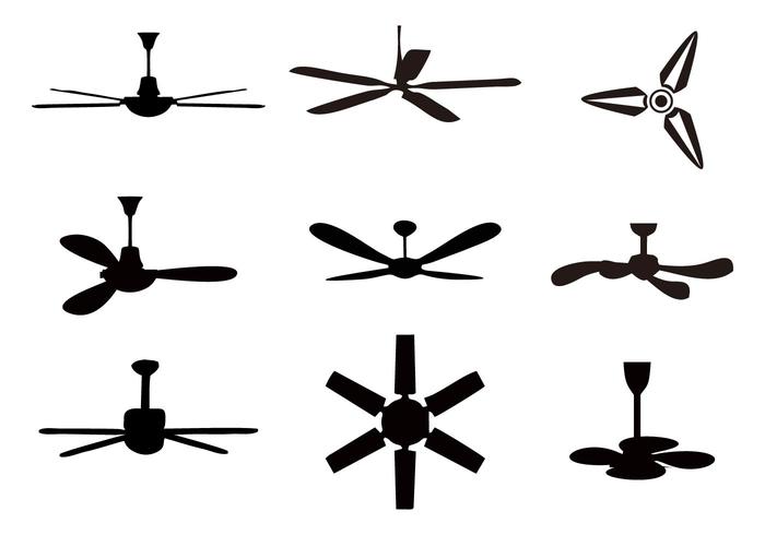 700x490 Free Ceiling Fan Icons Vector