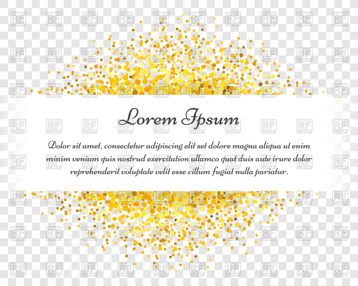 1200x960 Confetti Celebration Vector Vintage Gold Postcard With Text On