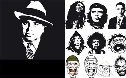 425x264 Free Download Of Celebrity Portrait Vector Vector Graphic