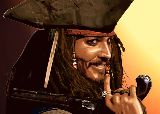 520x369 35 Amazing Examples Celebrity Vector Illustration Naldz Graphics