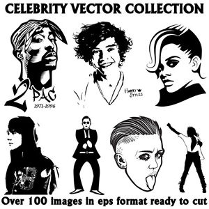 300x300 Celebrity Vector Image Collecton Eps Clip Art Plotter Clip Art