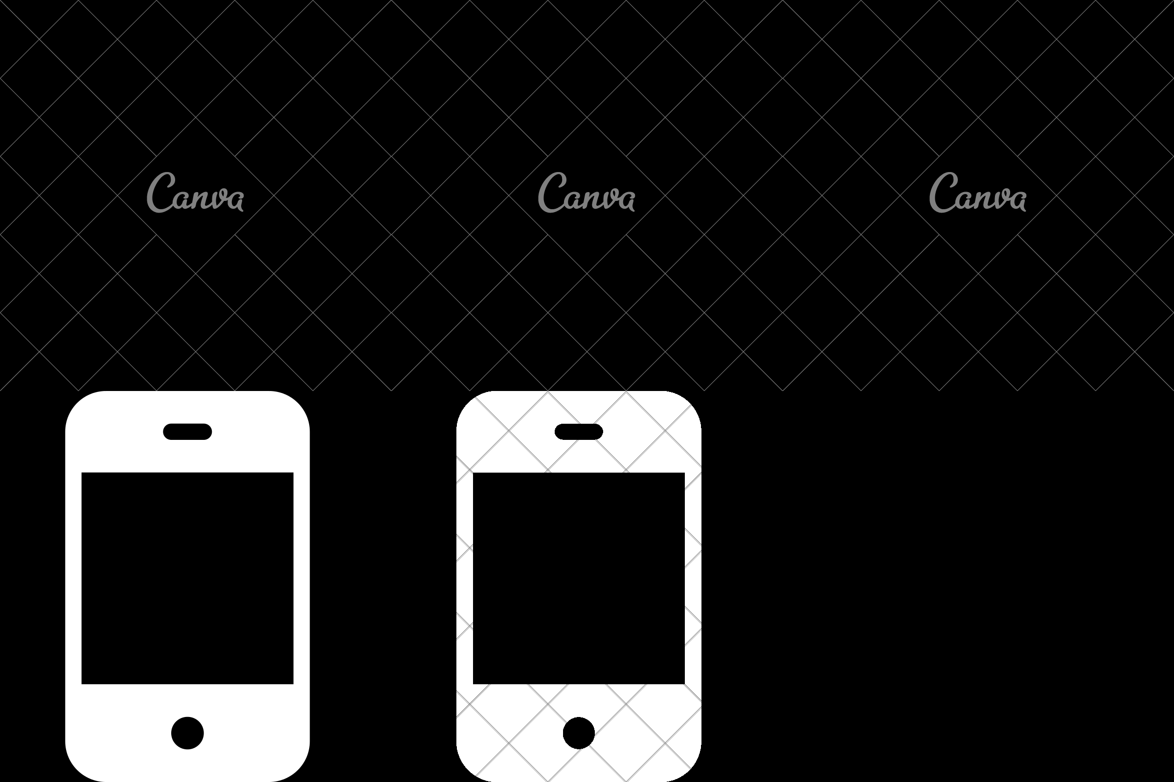 2400x1600 Mobile Phone Icon Vector Illustration