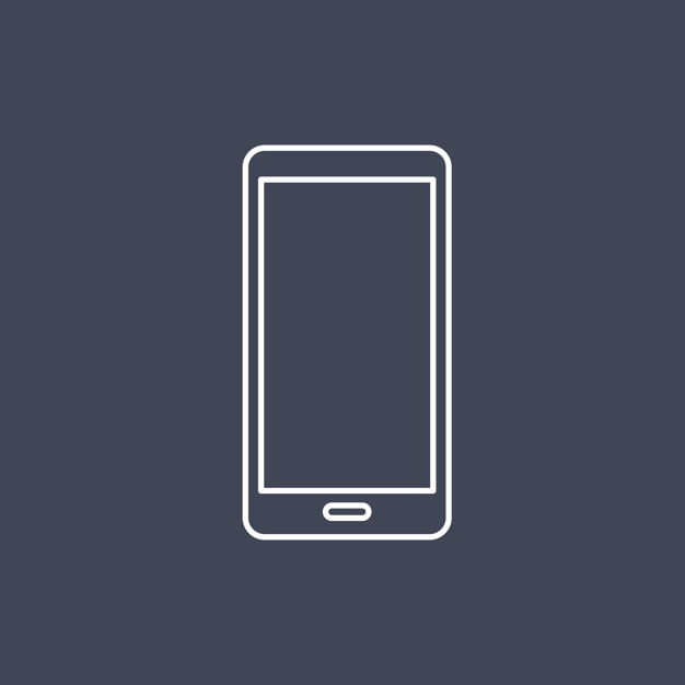 626x626 Vector Of Mobile Phone Icon Vector Free Download
