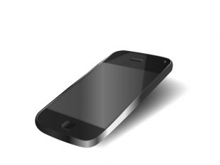 310x233 Black Mobile Phone Vector Free Vectors Ui Download
