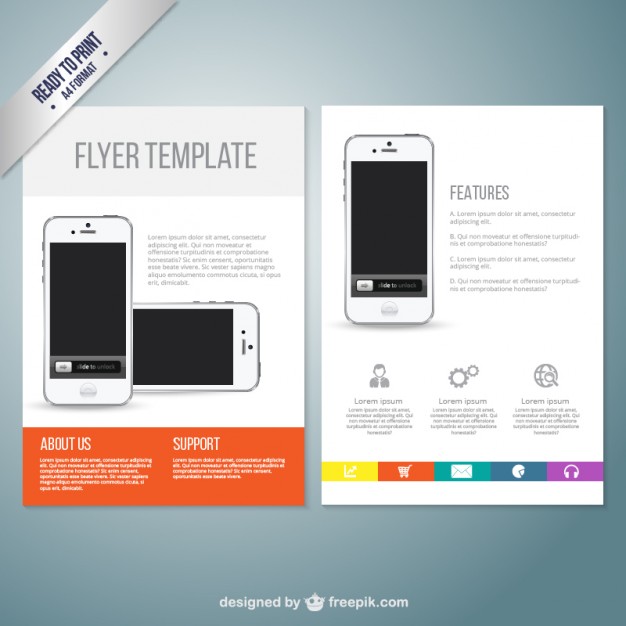 626x626 Cell Phone Repair Flyer Template Flyer Template With Mobile Phone