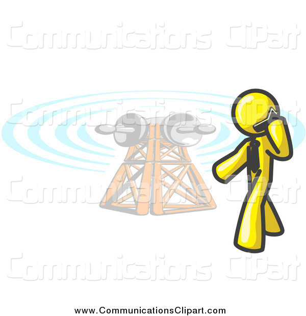 600x620 Communication Clipart Cell Tower