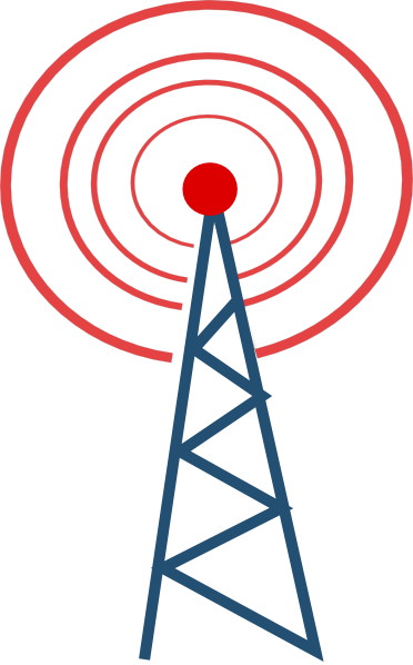 372x598 Communications Tower Free Clip Art