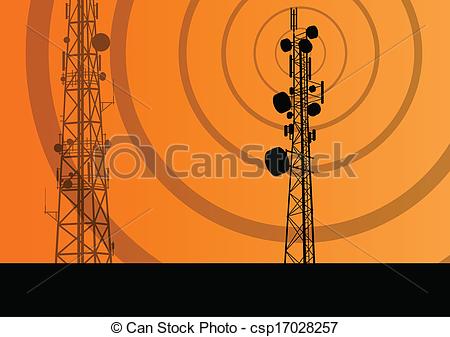 450x337 Telecommunications Radio Tower Or Mobile Phone Base Station