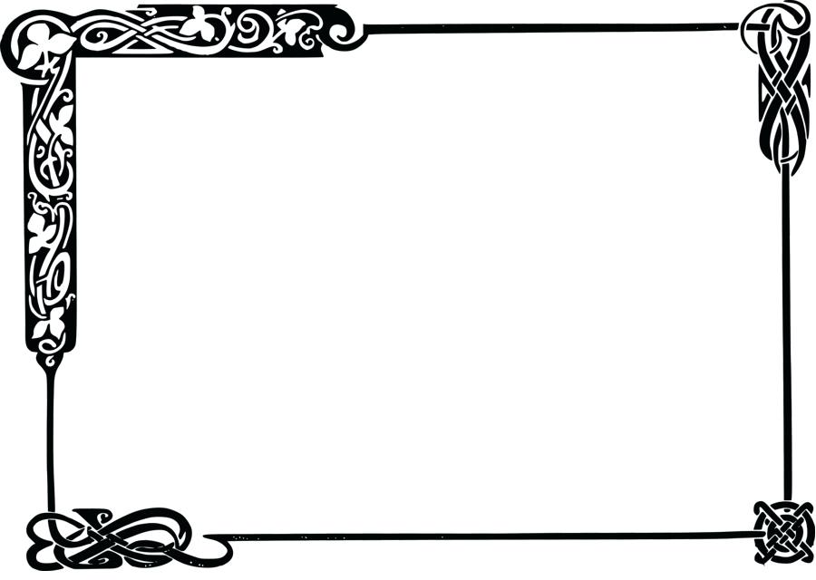 900x640 Celtic Border Clipart