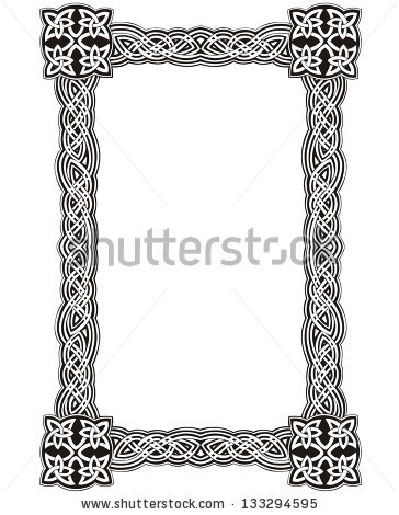 364x470 Celtic Border Vector Desktop Backgrounds