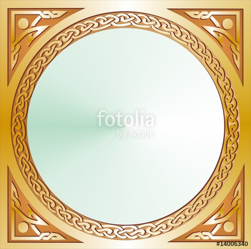 500x497 Celtic Circle Mirror Stock Image And Royalty Free Vector Files On