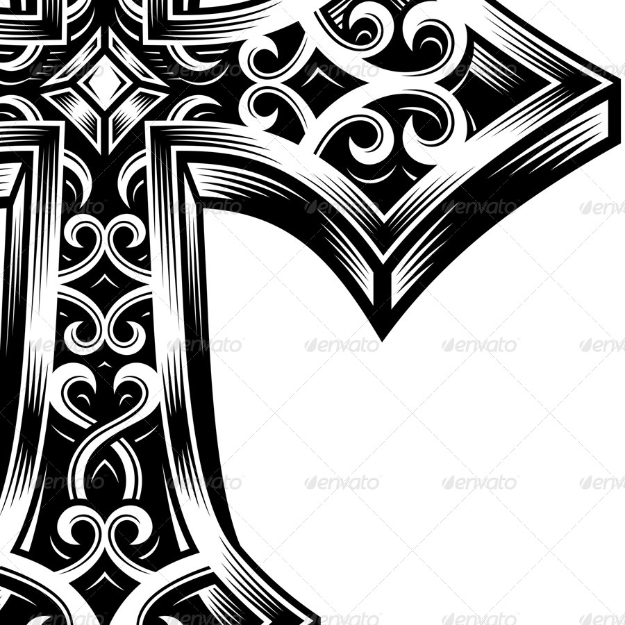 900x900 Ornate Celtic Cross Vector By Vectorfreak Graphicriver