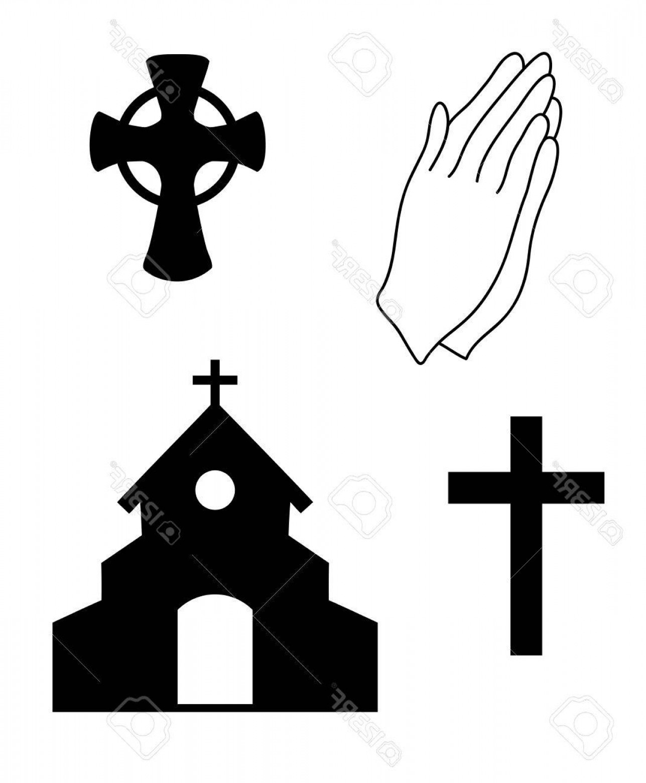 1287x1560 Photostock Vector Vector Illustration Of Christian Faith Church