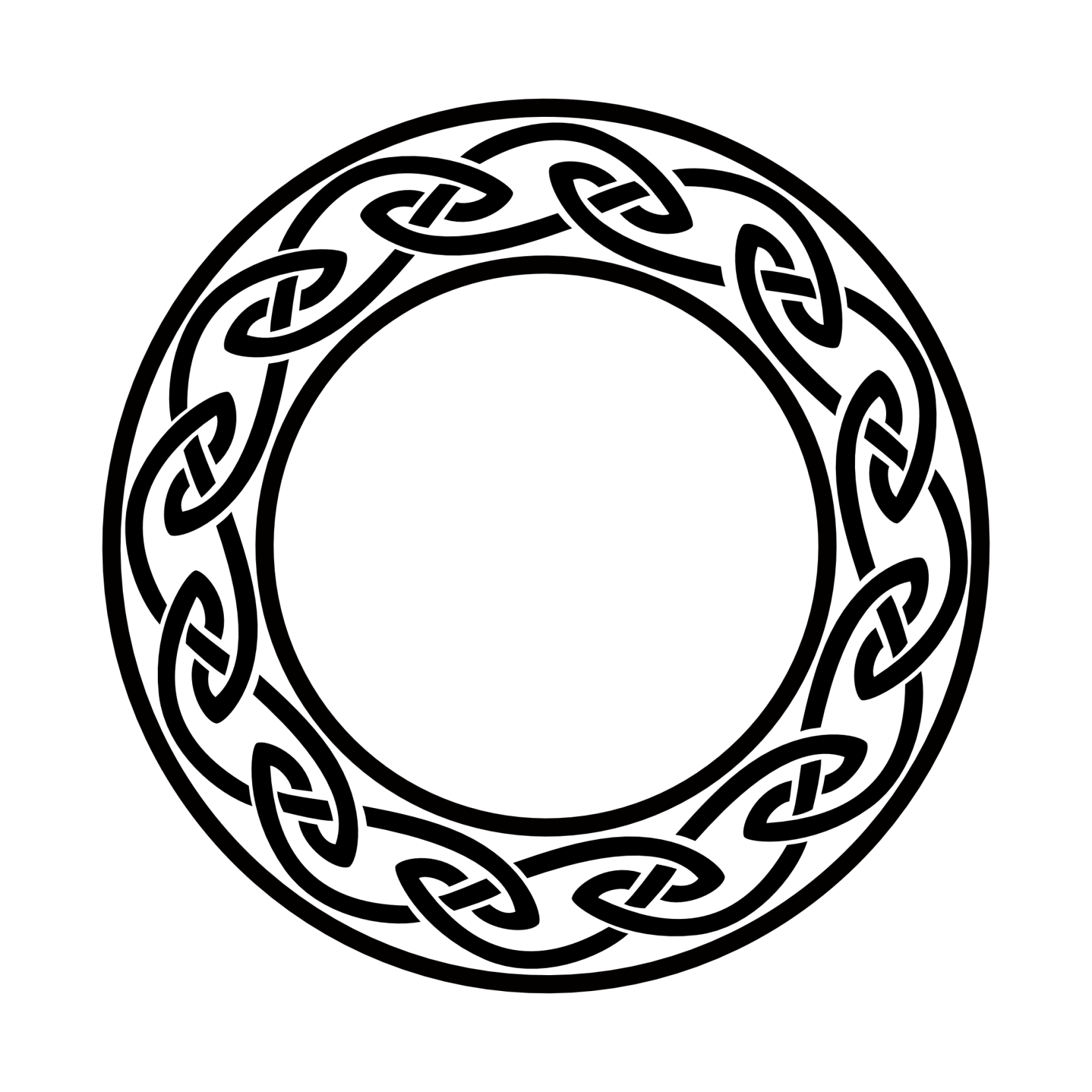 1654x1654 Circle Clipart Celtic Knot