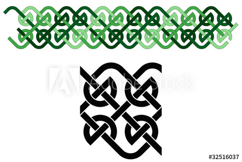 500x334 Celtic Knot Border