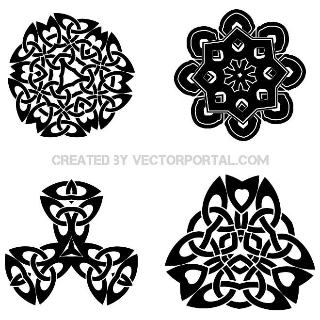 660x660 Free Celtic Knots Vector Pack.eps Psd Files, Vectors Amp Graphics