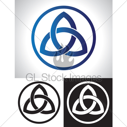 500x500 Celtic Trinity Knot Vector Gl Stock Images