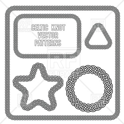 400x400 Celtic Knot Frames Vector Image Vector Artwork Of Borders And