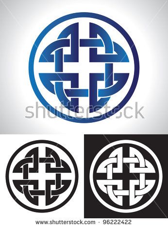 346x470 Quaternary Celtic Knot Vector Illustration. Fonts Ornaments