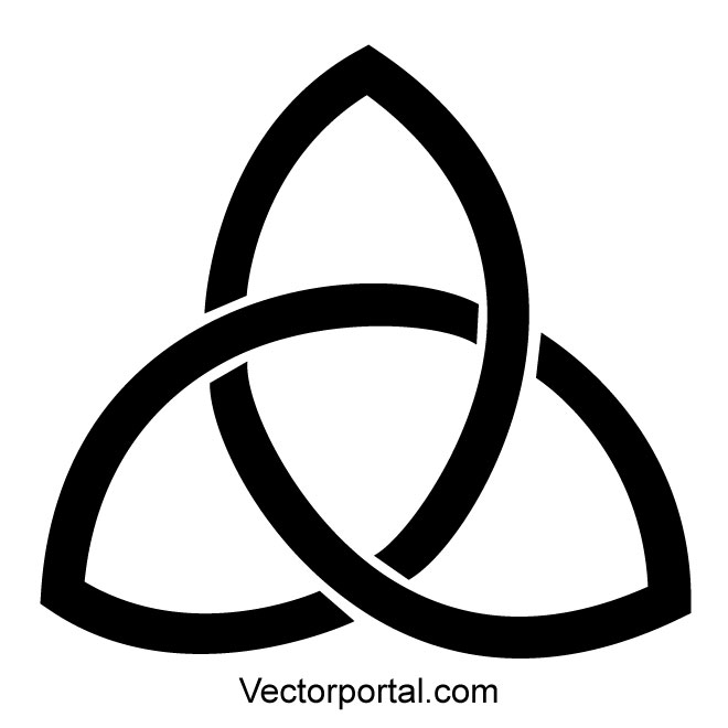660x660 Triquetra Vector Sign