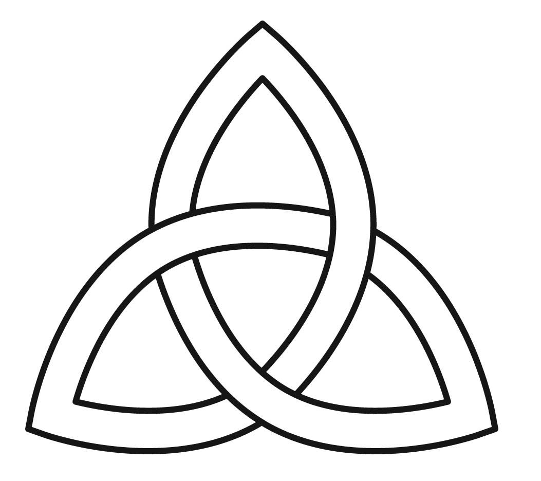 1053x936 Celtic Trinity Knot Clipart