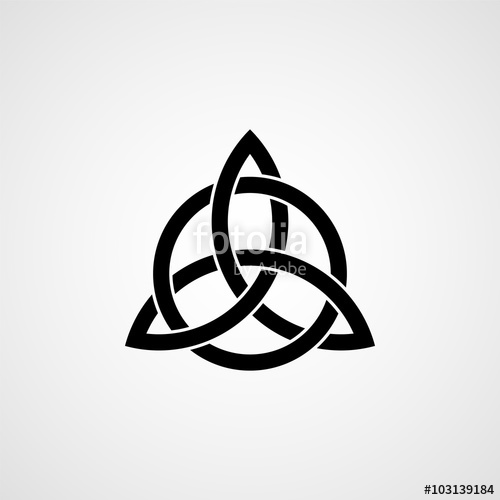 500x500 Celtic Trinity Knot. Vector Stock Image And Royalty Free Vector